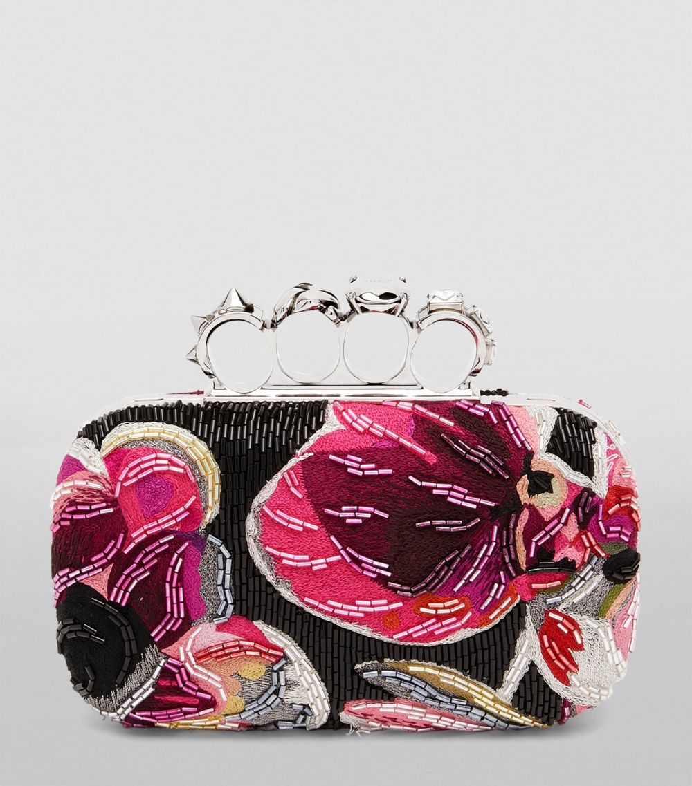 Alexander McQueen Alexander McQueen Embellished Four-Ring Clutch Bag