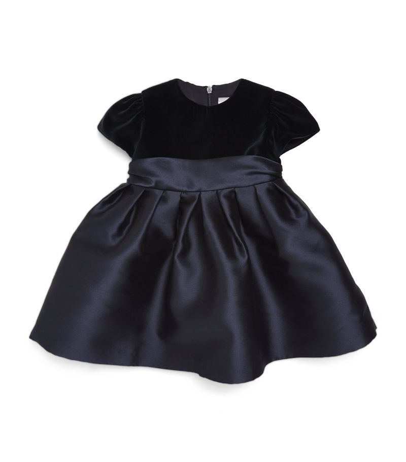 Il Gufo Il Gufo Velvet-Trim Dress (9-18 Months)