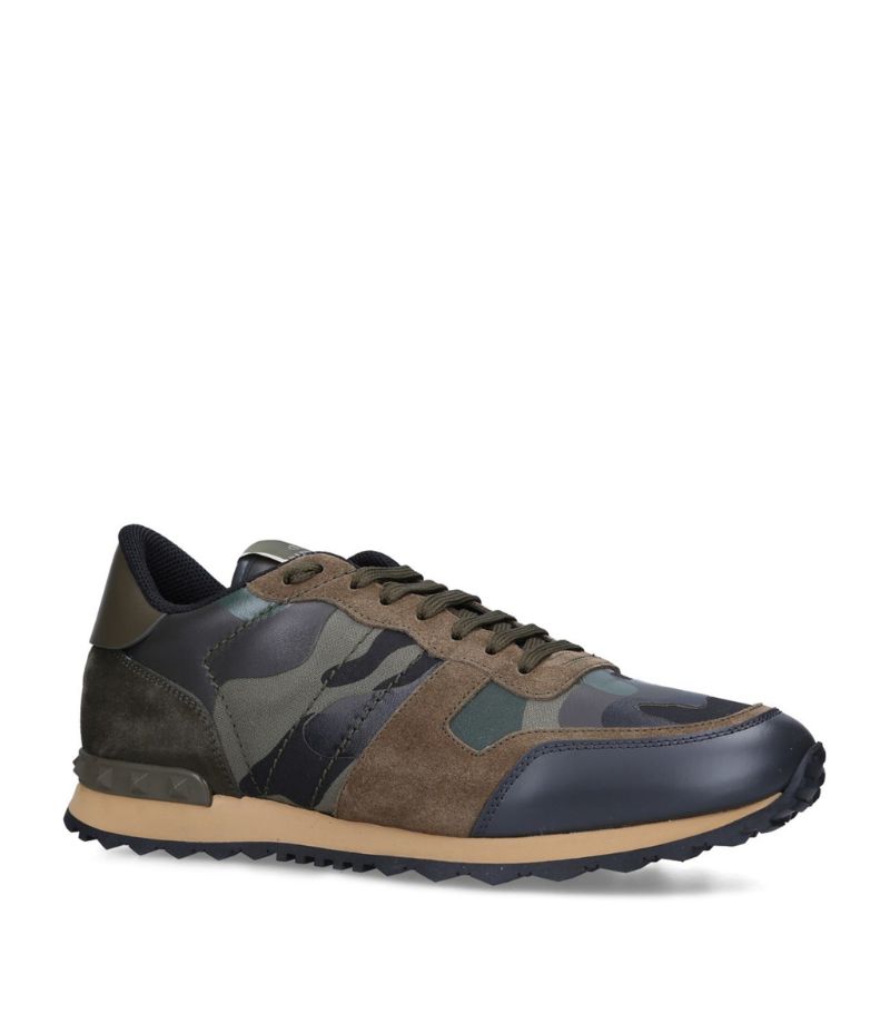 VALENTINO GARAVANI Valentino Garavani Valentino Garavani Leather Camouflage Sneakers