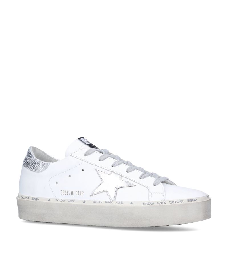 Golden Goose Golden Goose Leather Hi Star Sneakers