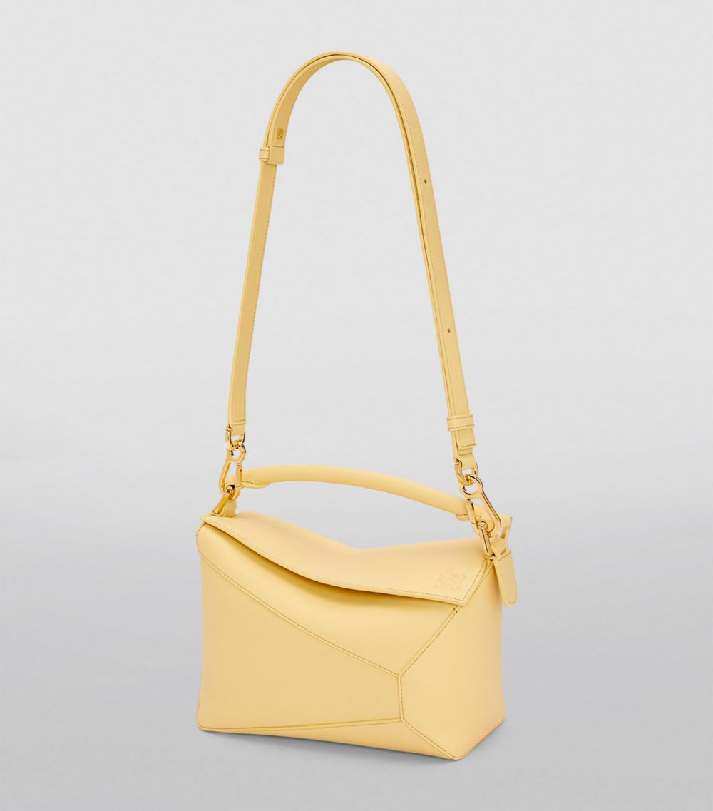 Loewe Loewe Small Leather Puzzle Edge Top-Handle Bag