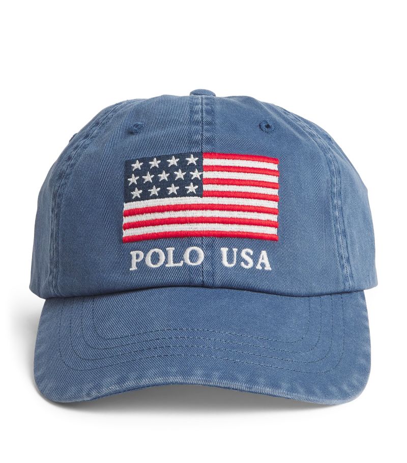 Polo Ralph Lauren Polo Ralph Lauren Flag-Appliqué Baseball Cap