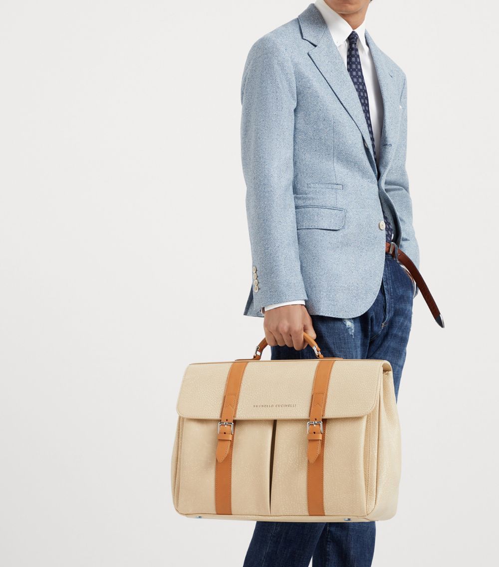 Brunello Cucinelli Brunello Cucinelli Leather Briefcase