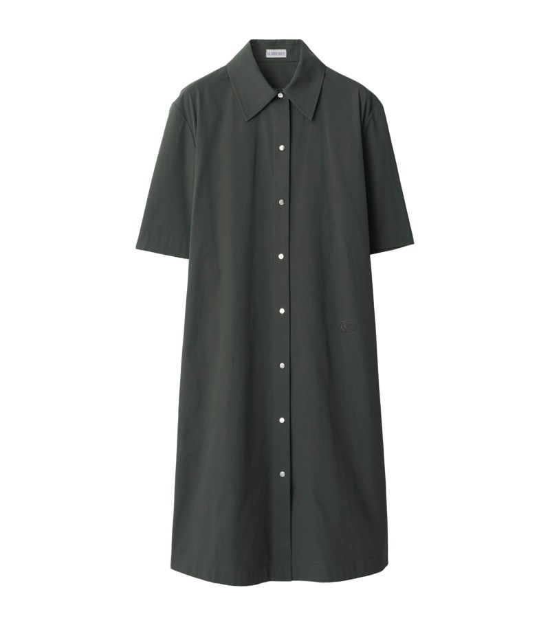 Burberry Burberry Cotton-Blend Shirt Dress