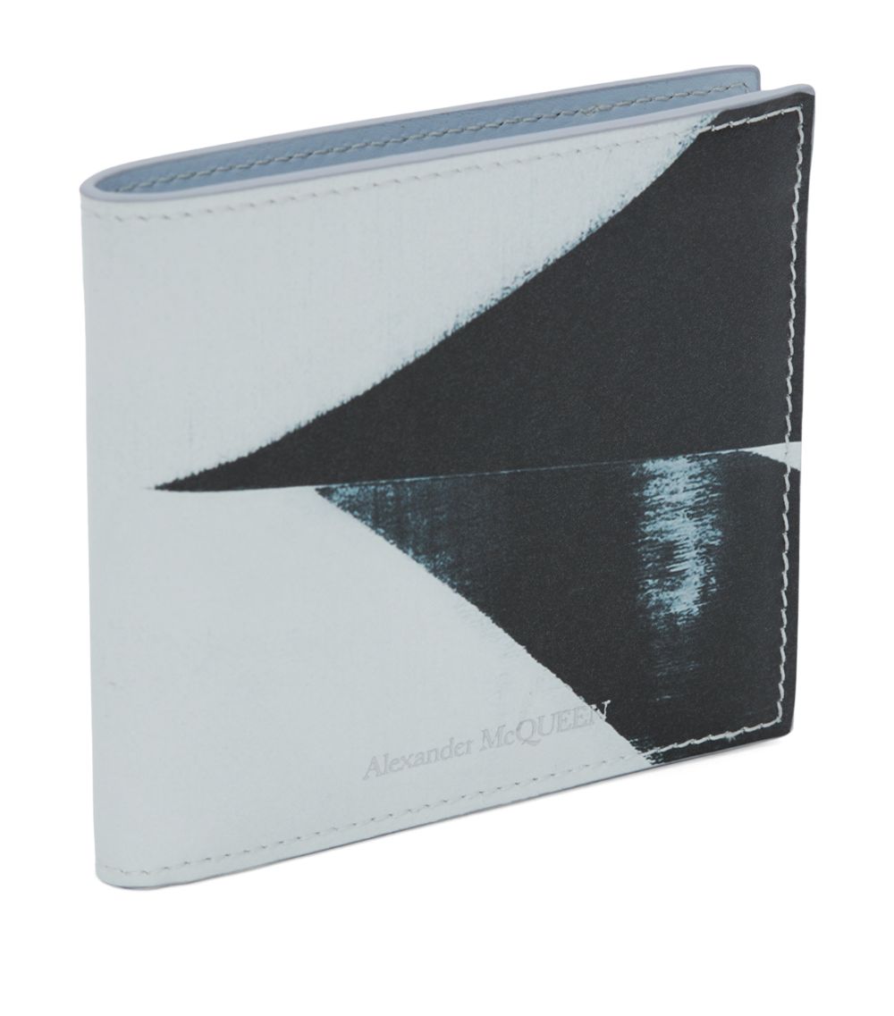 Alexander McQueen Alexander McQueen Leather Patterned Logo Wallet