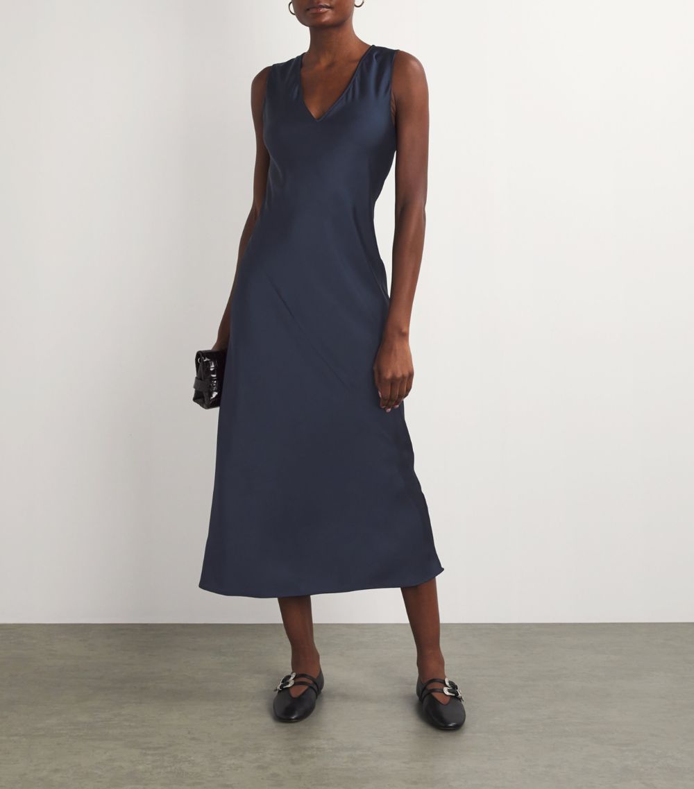 Weekend Max Mara Weekend Max Mara Satin Midi Dress