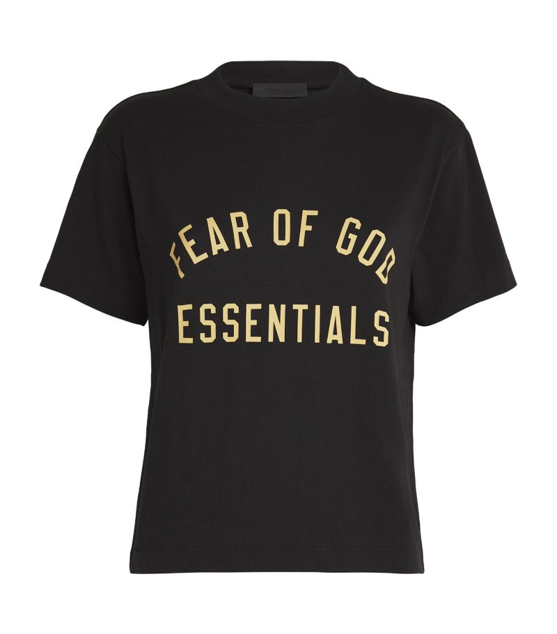 Fear Of God Fear Of God Cotton-Blend Logo T-Shirt