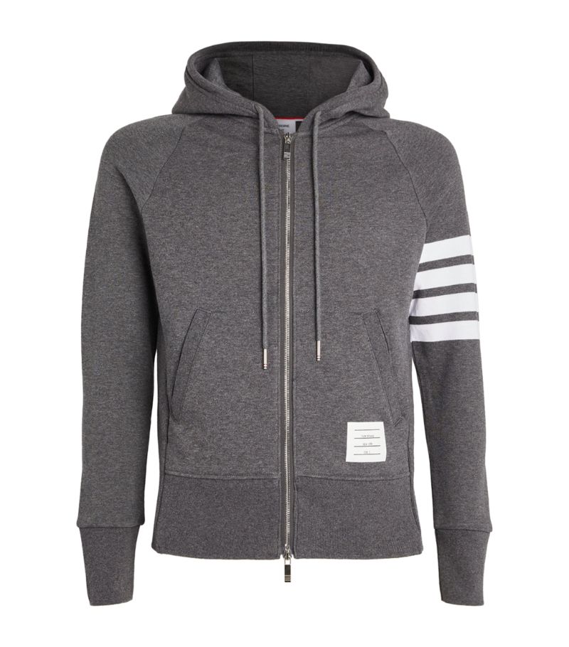 Thom Browne Thom Browne Four-Stripe Zip-Up Hoodie