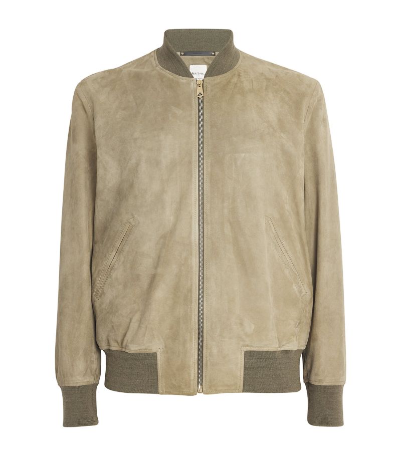 Paul Smith Paul Smith Suede Bomber Jacket