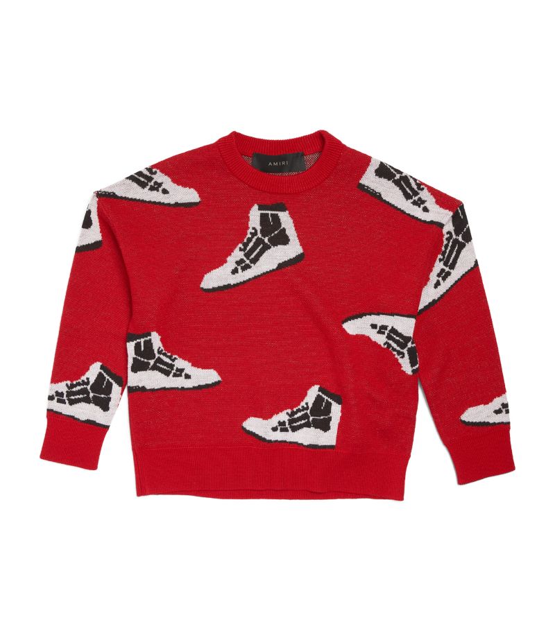 Amiri Kids AMIRI KIDS Wool Sneaker Sweater (4-12 Years)