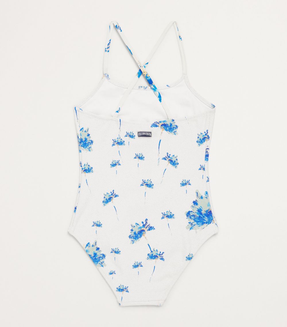 Vilebrequin Vilebrequin Kids Metallic Flower Print Swimsuit (2-12 Years)