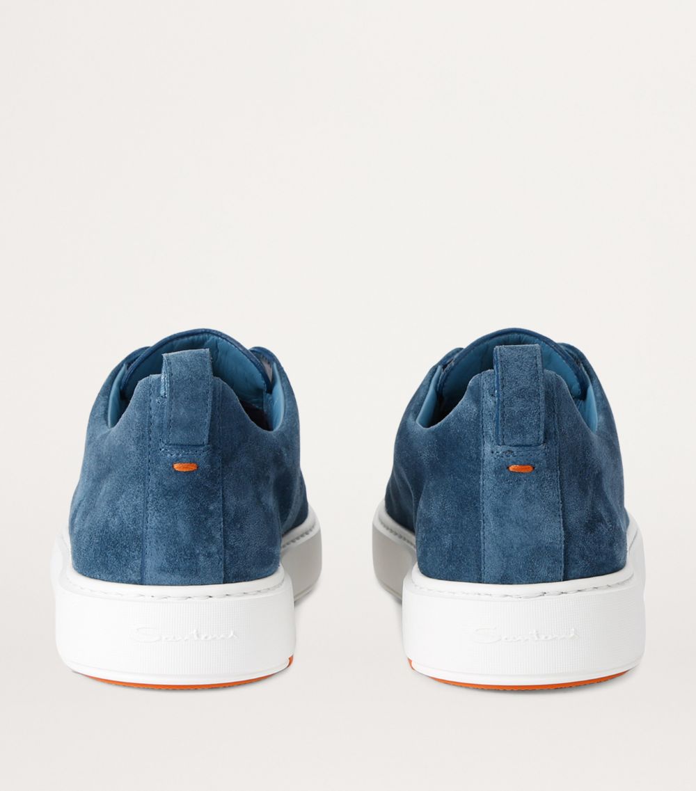 Santoni Santoni Suede Clean Icon Sneakers