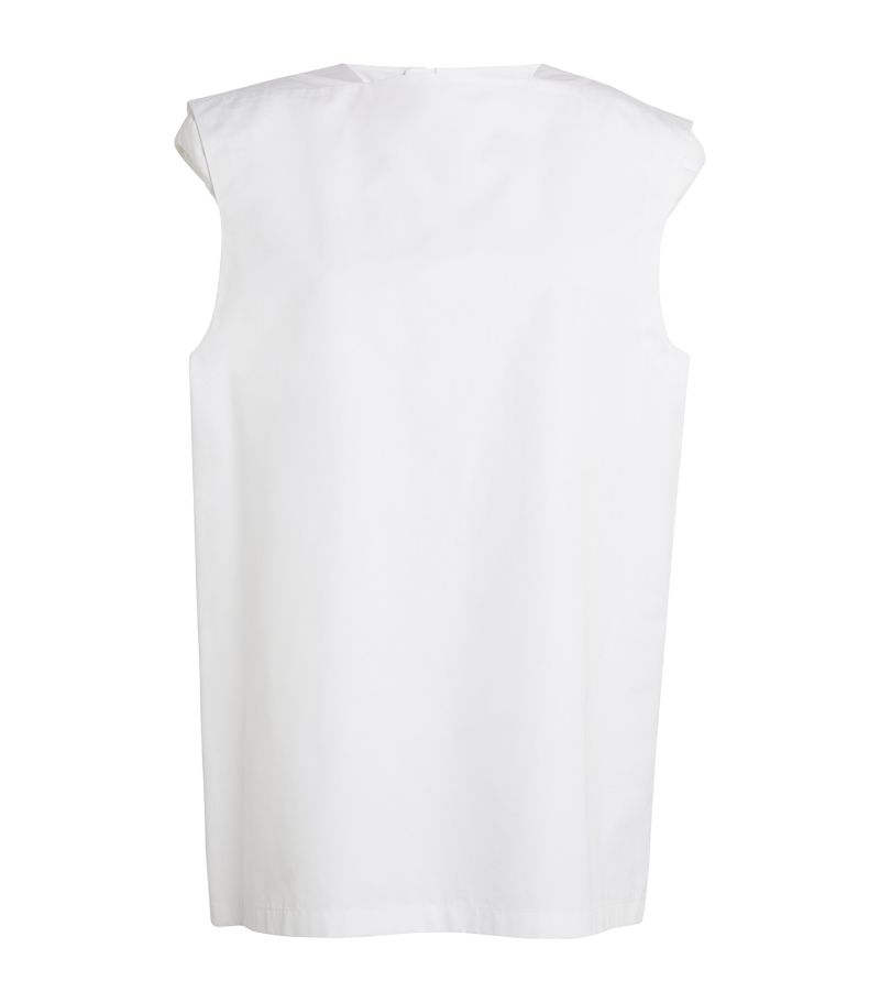 Jil Sander Jil Sander Cotton Shoulder-Pad Top