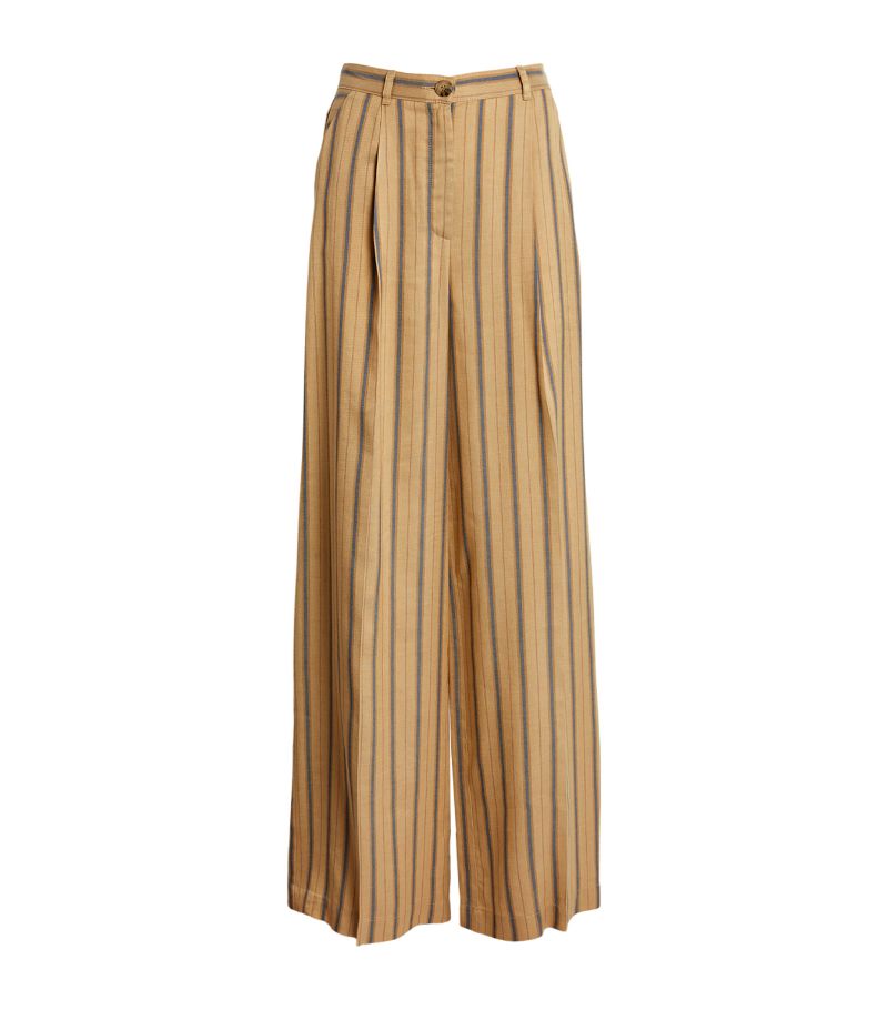 Max & Co. Max & Co. Striped Wide-Leg Lillo Trousers