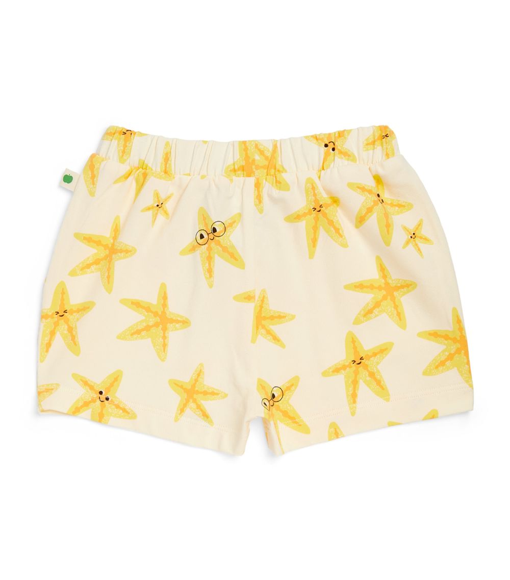 The Bonnie Mob The Bonnie Mob Starfish Print Simple Shorts (2-4 Years)