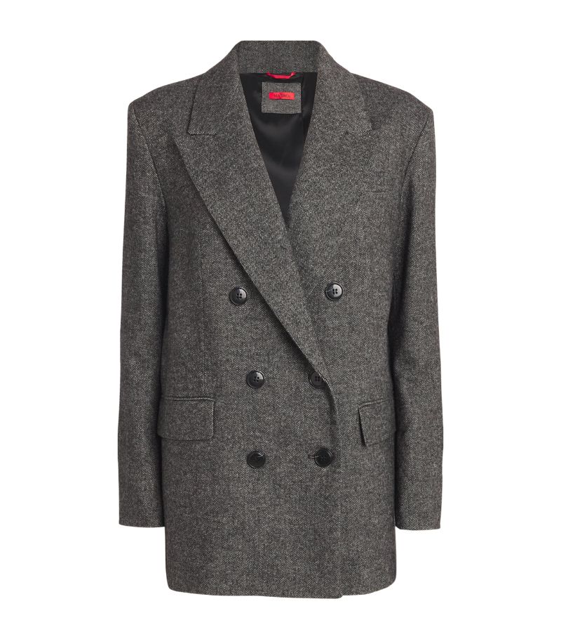 Max & Co. Max & Co. Wool-Blend Double-Breasted Blazer