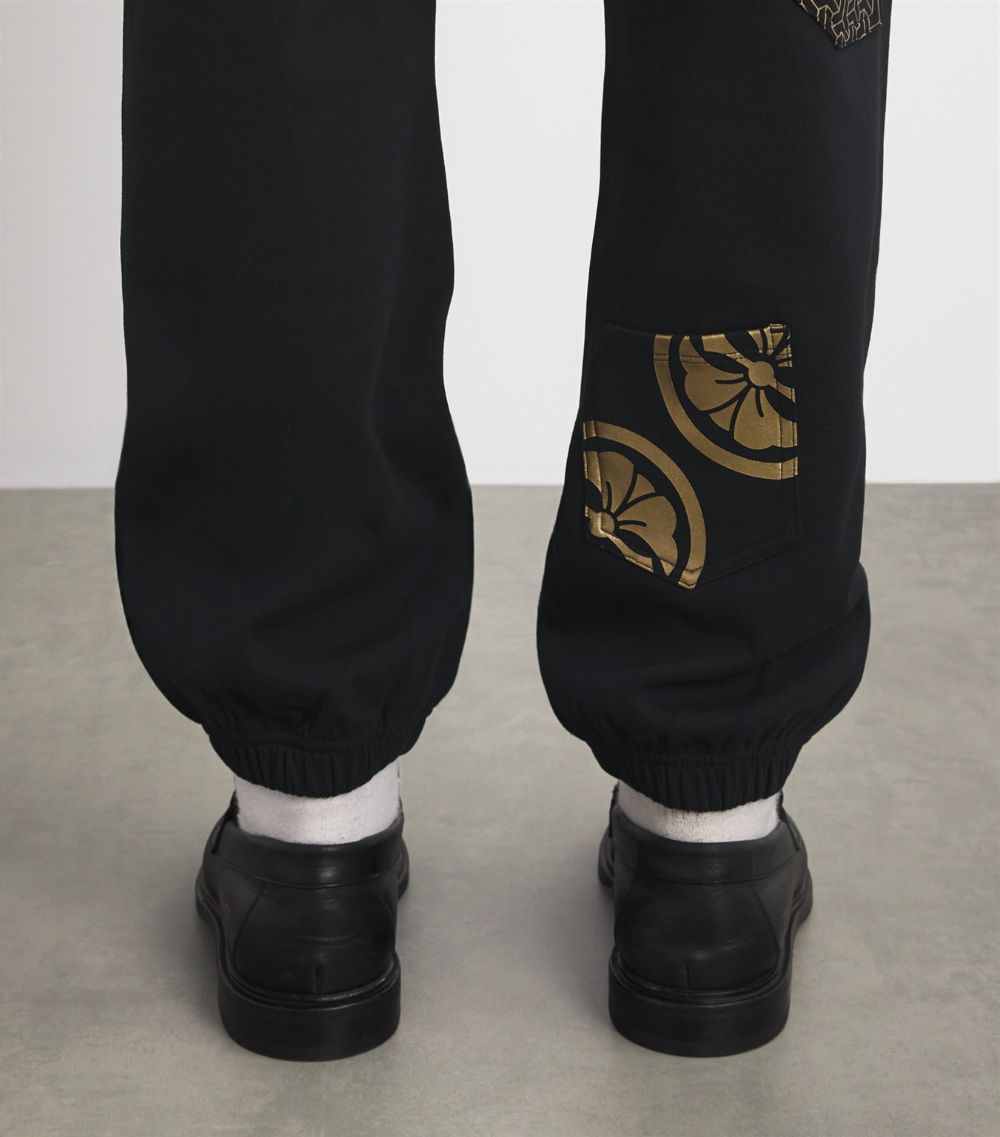 Evisu Evisu Cotton-Blend Graphic Sweatpants