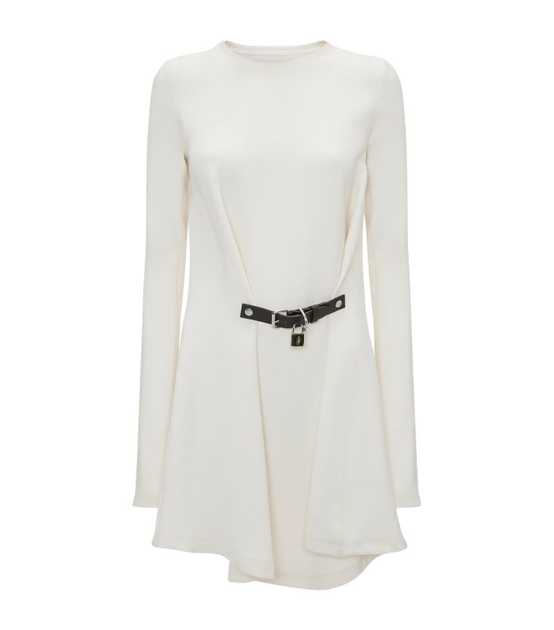 Jw Anderson JW Anderson Wool-Blend Padlock Mini Dress