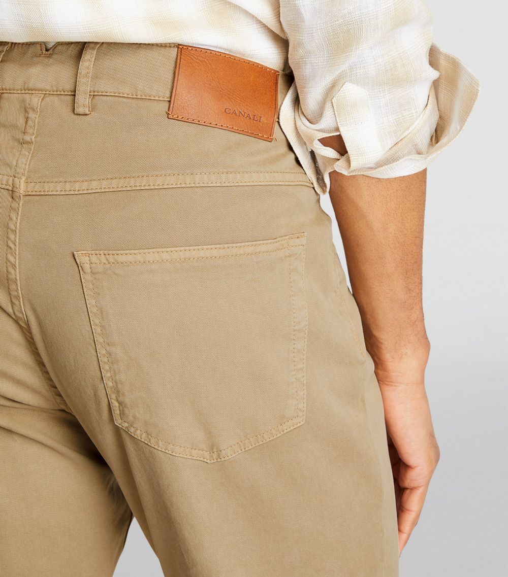 Canali Canali 5-Pocket Straight Chinos