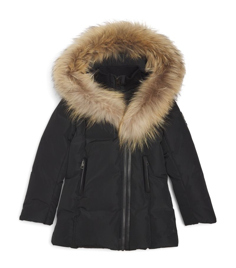  Mackage Kids Fur-Trim Leelee Down Jacket (4-6 Years)