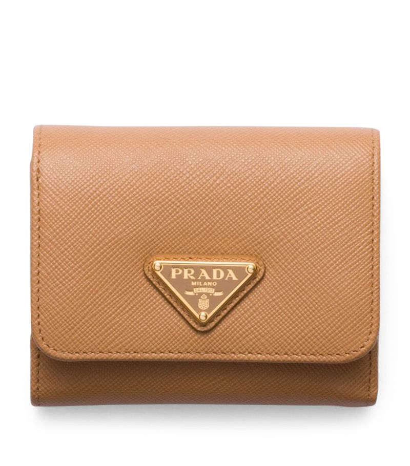 Prada Prada Small Saffiano Leather Bifold Wallet