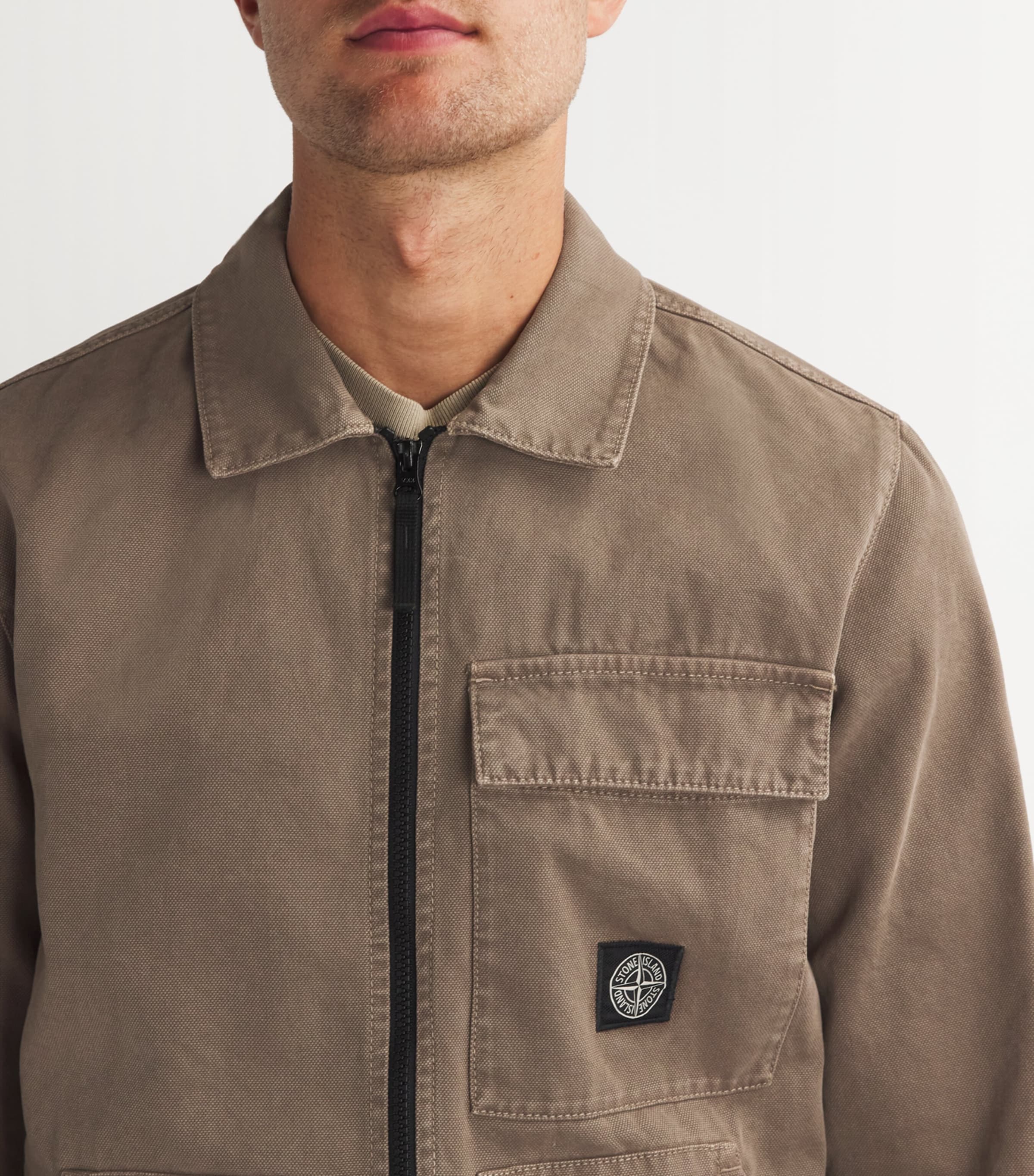 Stone Island Stone Island Cotton Zip-Up Jacket