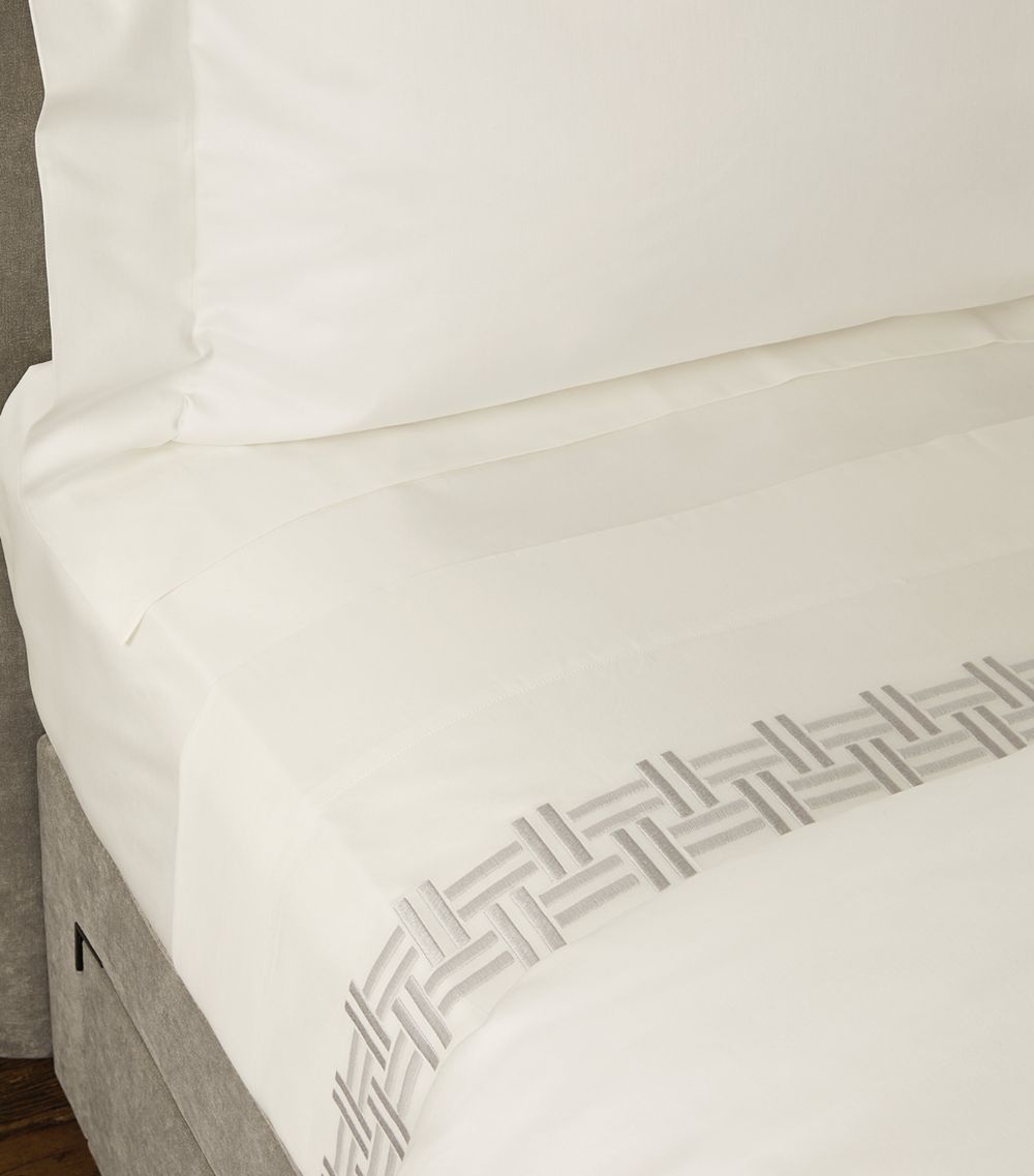 Frette Frette Basketweave Oxford Pillowcase (51Cm X 71Cm)