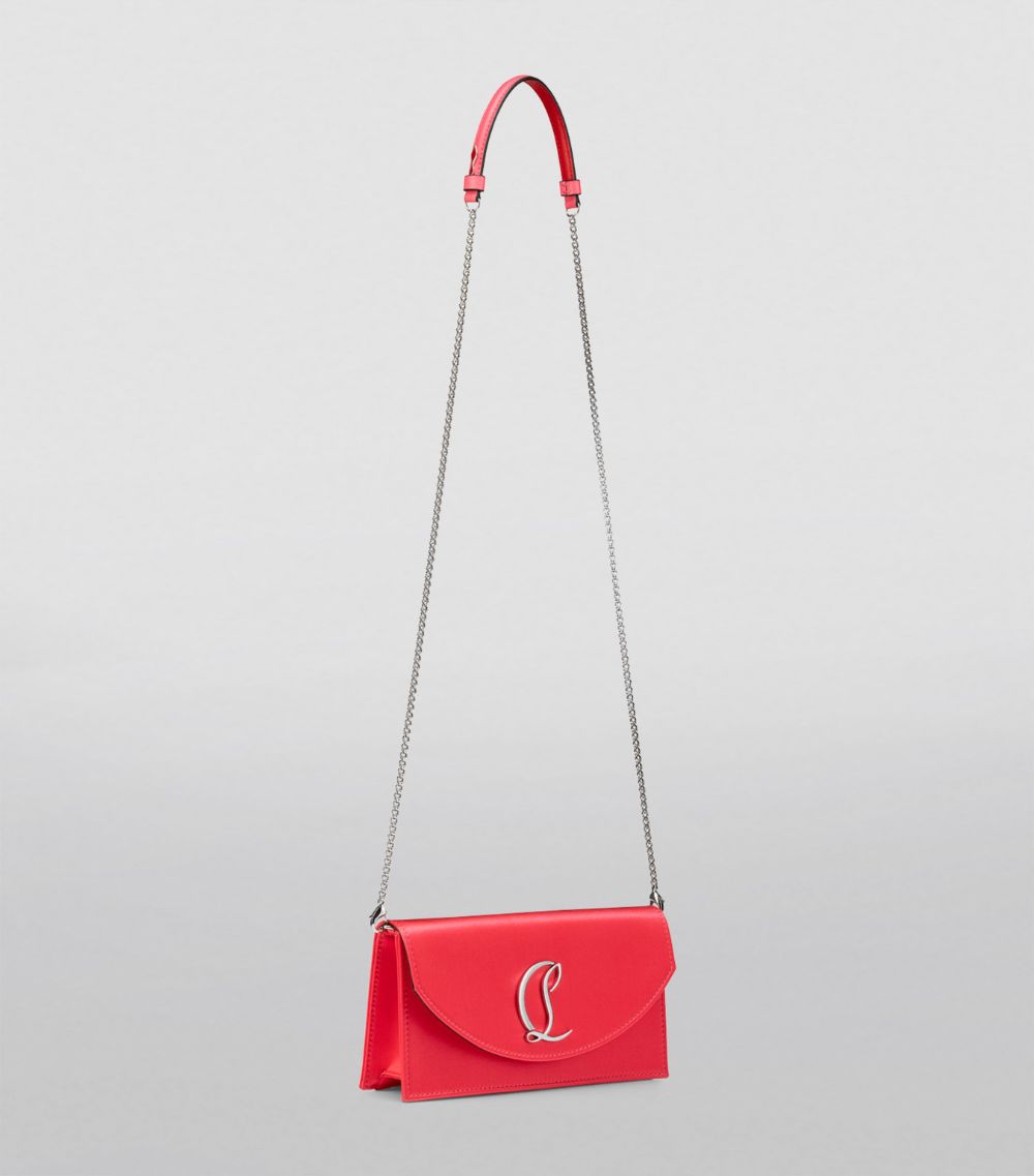 Christian Louboutin Christian Louboutin Loubi54 Satin Clutch Bag