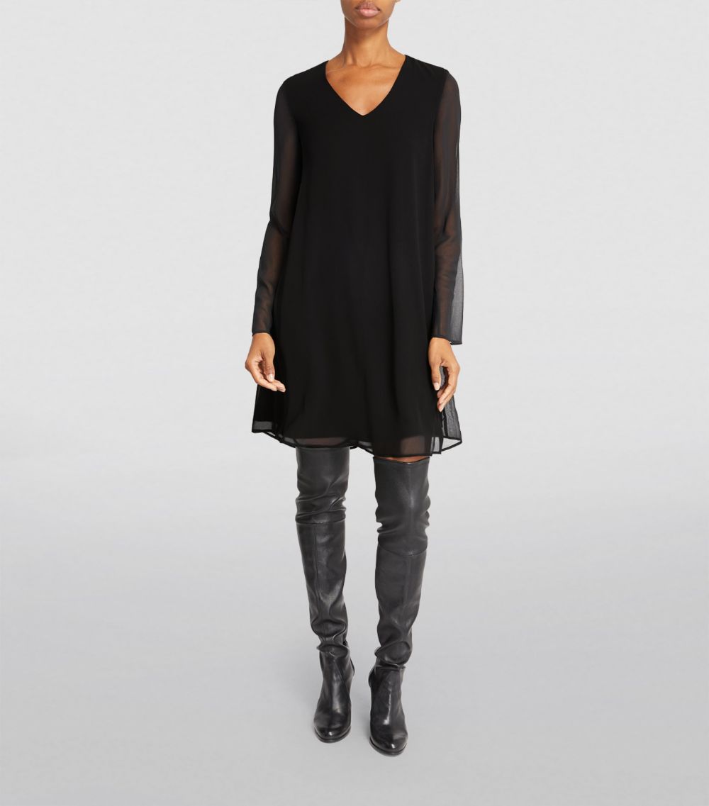  Claudie Pierlot Semi-Sheer Mini Dress