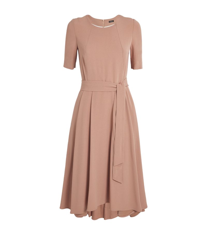 Kiton Kiton Asymmetric Belted Midi Dress