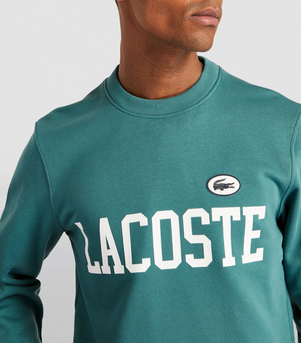 Lacoste Lacoste Flocked-Fleece Logo Sweatshirt