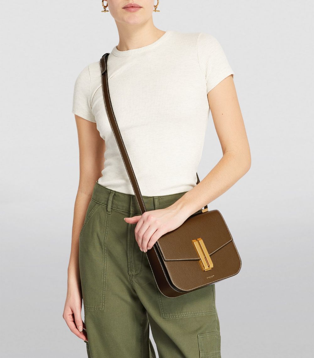 Demellier DeMellier Grained Leather The Vancouver Cross-Body Bag