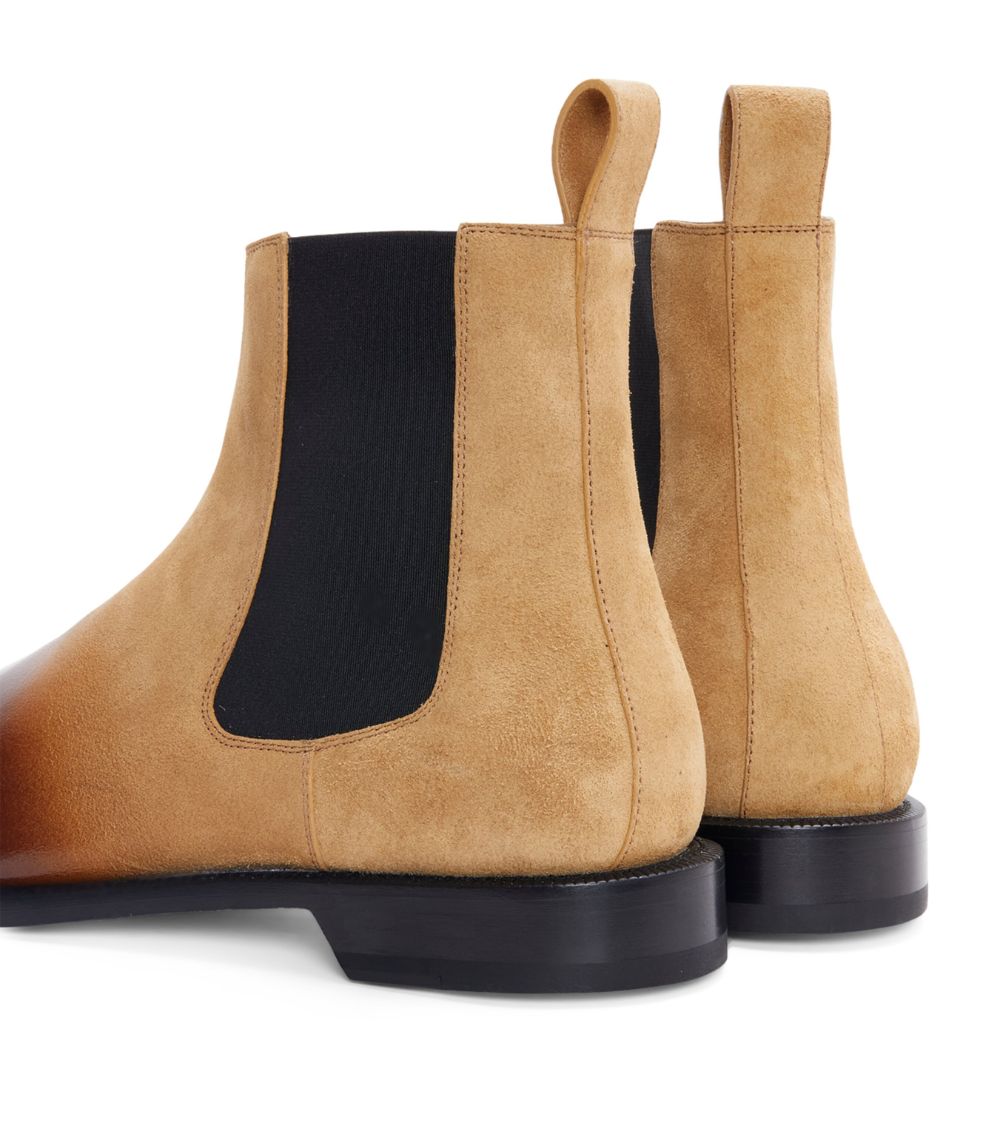 Loewe Loewe Leather-Blend Campo Chelsea Boots