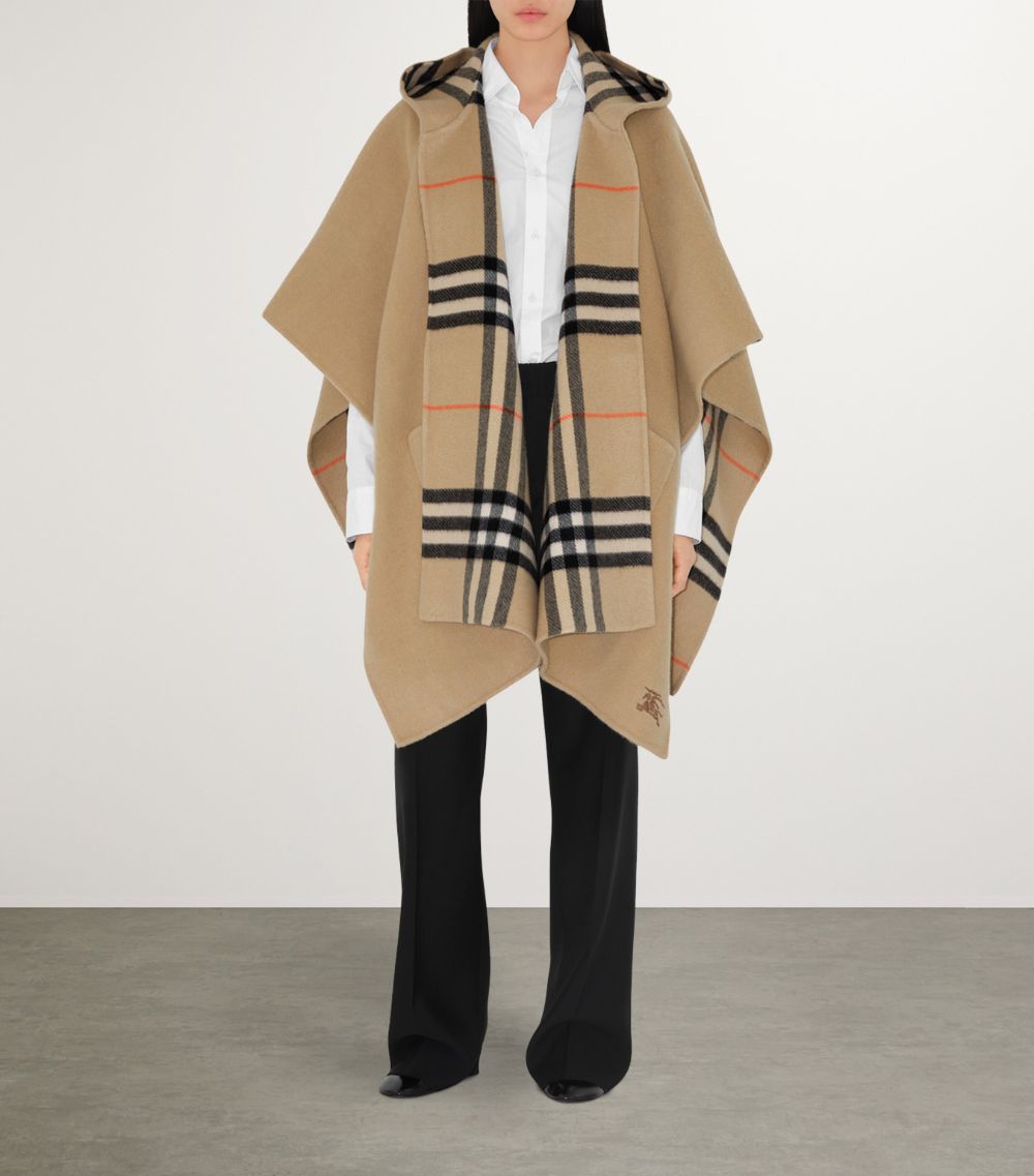 Burberry Burberry Cashmere Reversible Check Cape