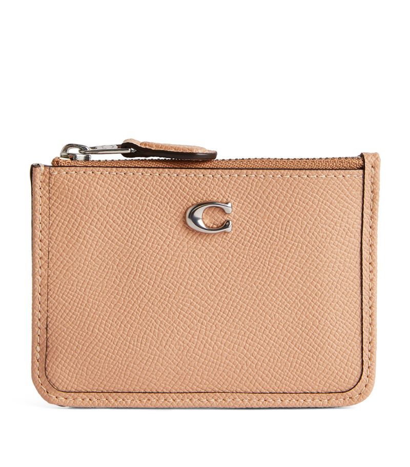 Coach Coach Mini Leather Id Card Holder