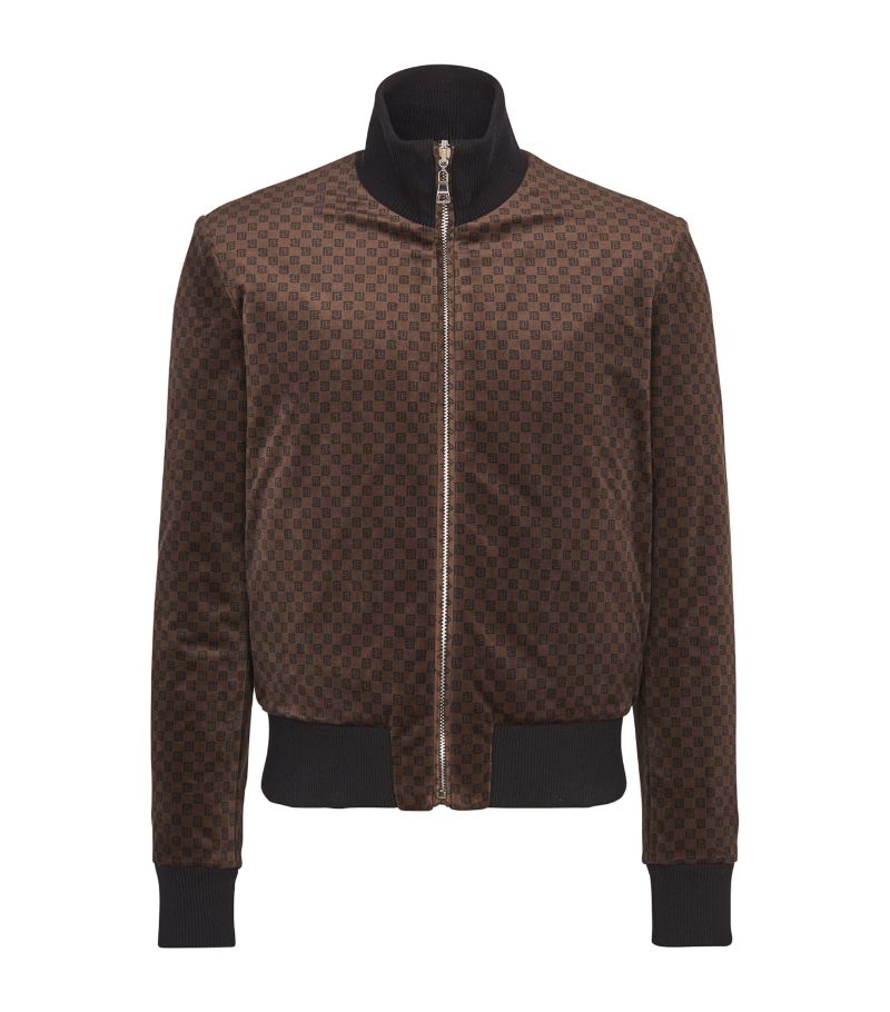 Balmain Balmain Reversible Monogram Bomber Jacket