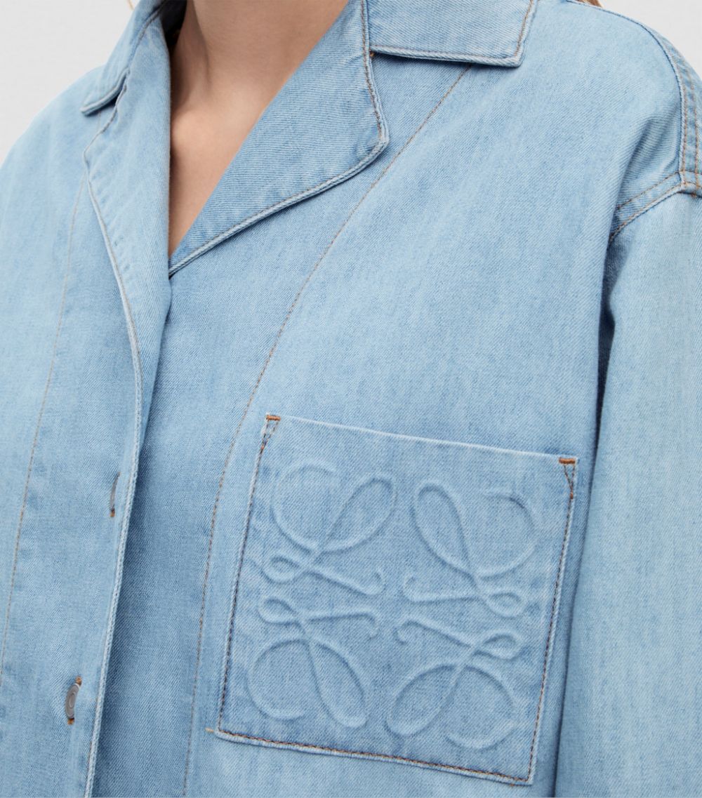 Loewe LOEWE Denim Anagram Shirt