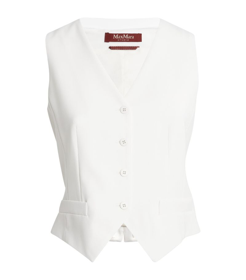 Max Mara Max Mara Virgin Wool Waistcoat