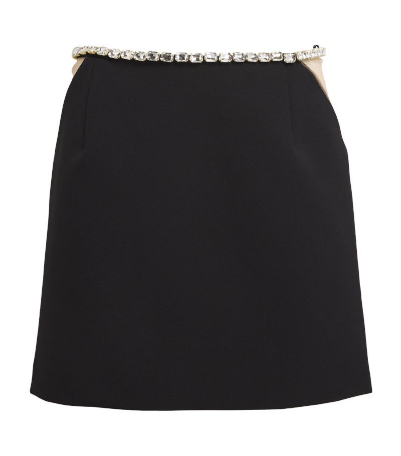  Sandro Crystal-Waist Mini Skirt