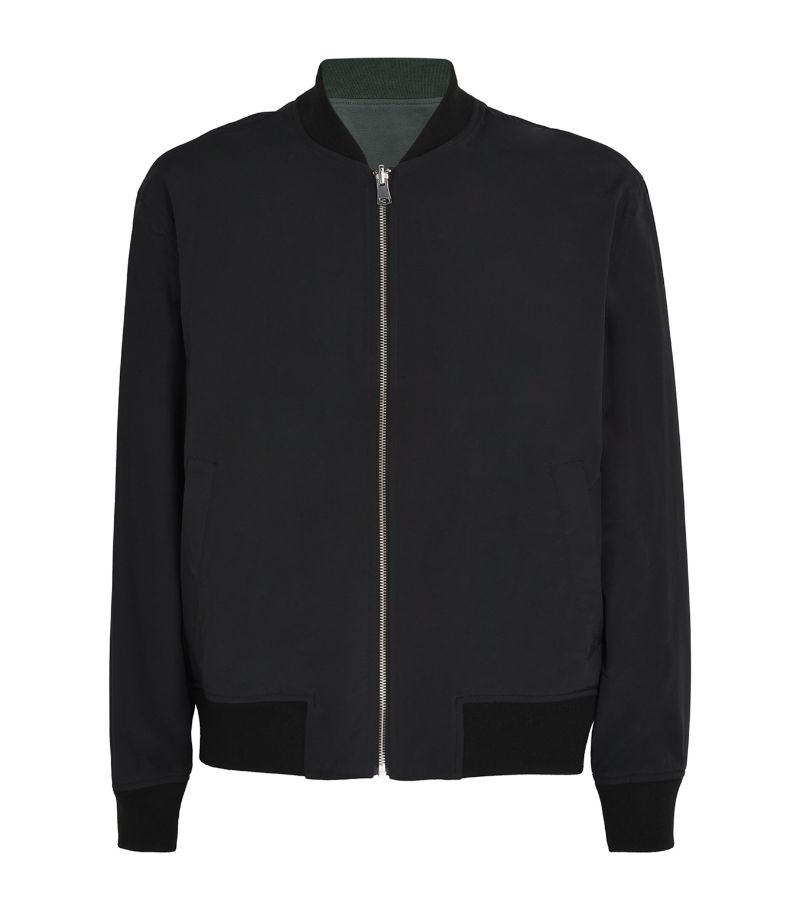 Vince Vince Cotton-Blend Reversible Bomber Jacket