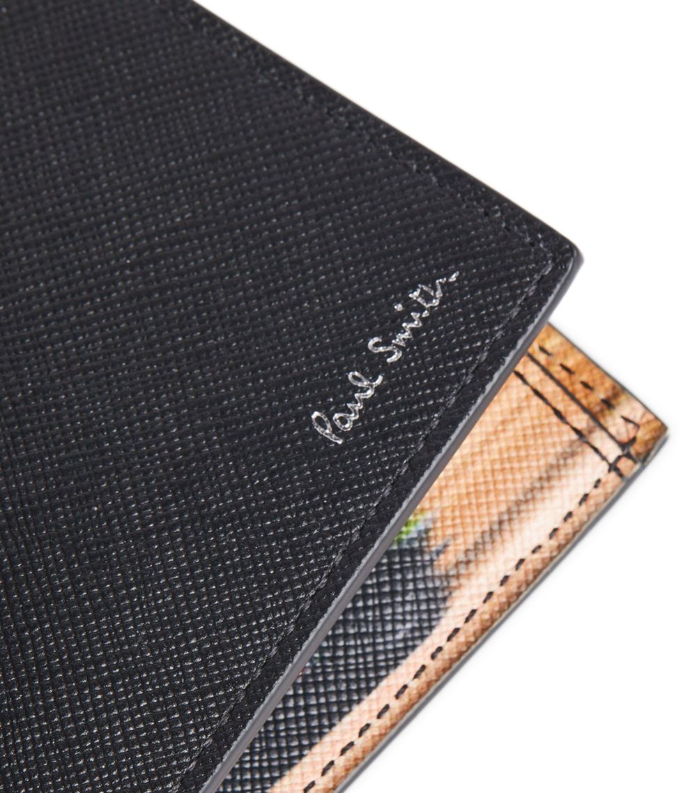 Paul Smith Paul Smith Leather Mini Blur Bifold Wallet