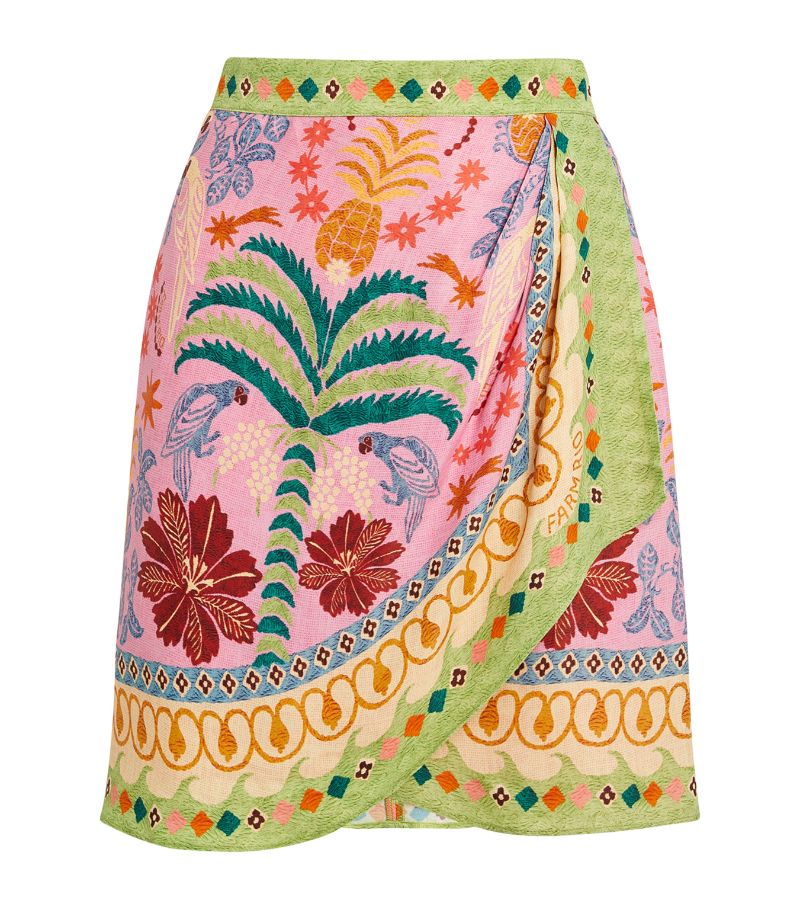 Farm Rio Farm Rio Printed Mini Skirt