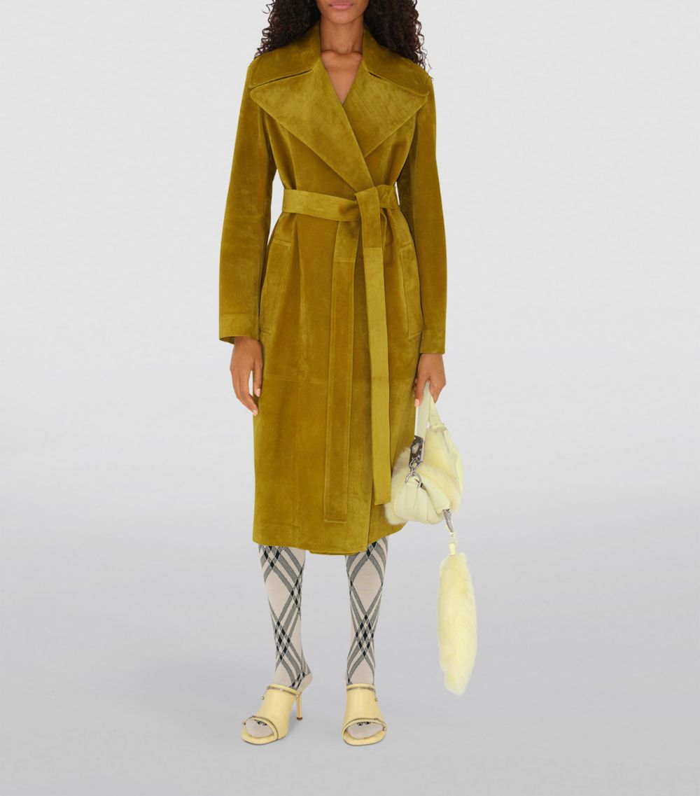 Burberry Burberry Suede Trench Coat