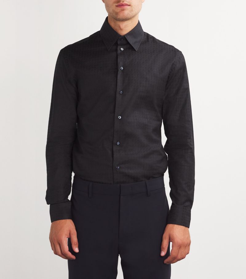 Emporio Armani Emporio Armani Logo Jacquard Shirt