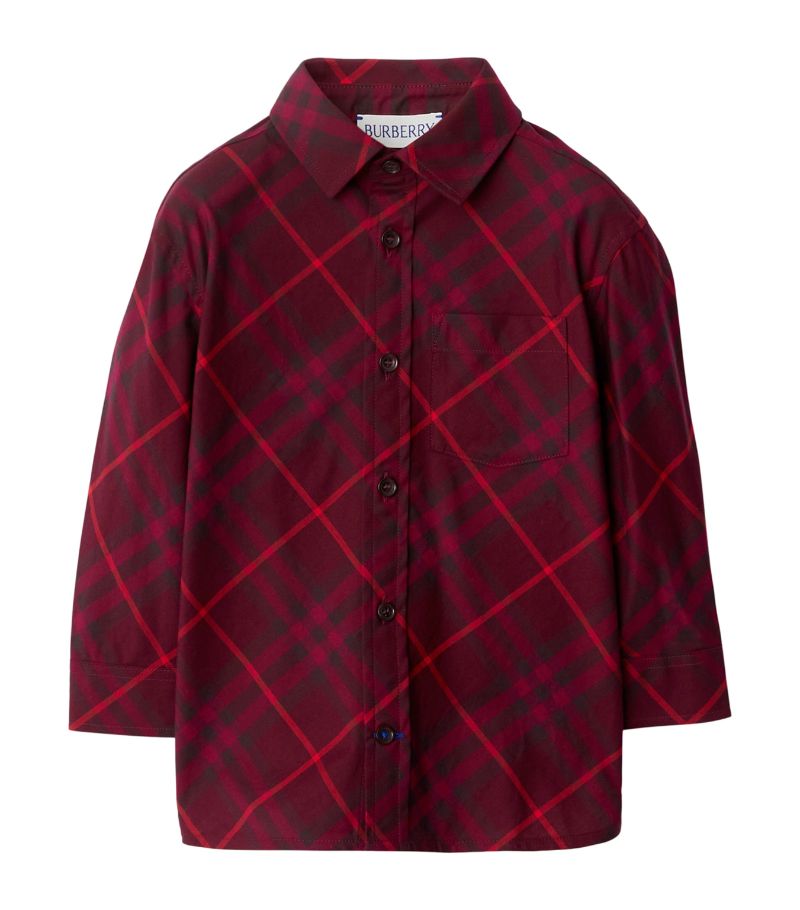 Burberry Burberry Kids Cotton Check Shirt (6-24 Months)