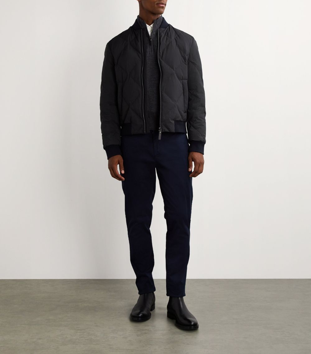 Canali Canali Diamond-Quilted Puffer Jacket