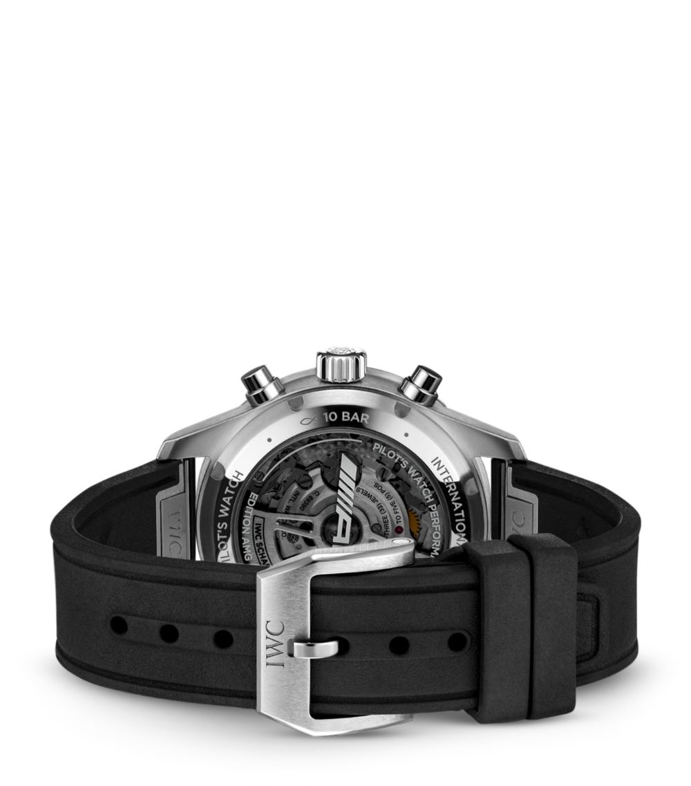 Iwc Schaffhausen Iwc Schaffhausen X Mercedes-Amg Titanium Pilot'S Performance Chronograph Watch 41Mm