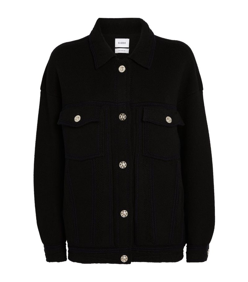 Barrie Barrie Oversized Cashmere-Cotton Jacket