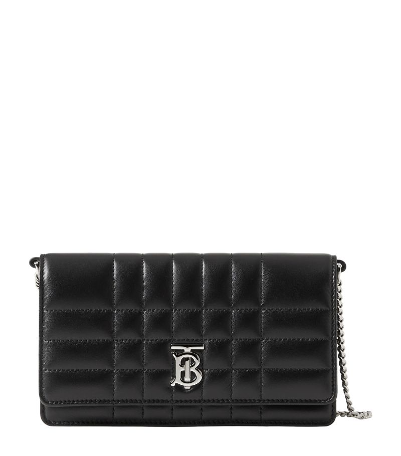 Burberry Burberry Leather Quilted Lola Clutch