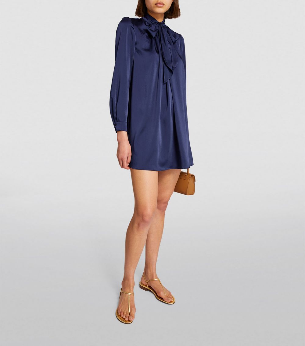  Claudie Pierlot Pussybow Mini Dress